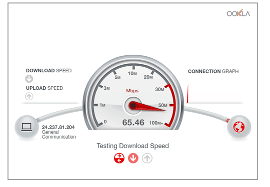 good site to test bandwidth speed
